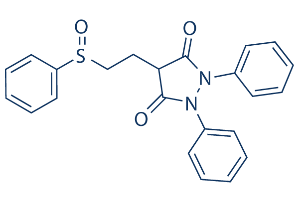 (+/-)-Sulfinpyrazone Structure
