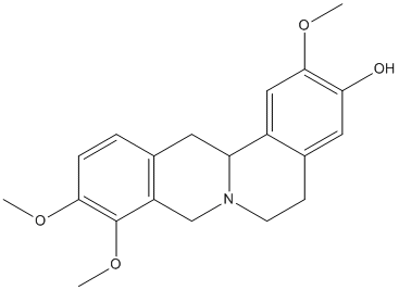 (R)-(+)-Corypalmine Structure