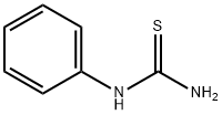 1-Phenyl-2-thiourea Structure