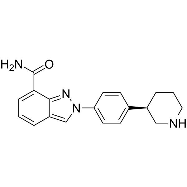 Niraparib (R-enantiomer) Structure