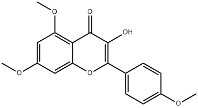 Kaempferol 5,7,4'-trimethyl ether Structure