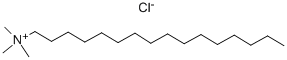 Hexadecyltrimethylammonium chloride Structure