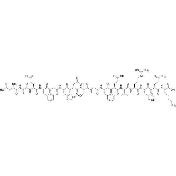 β Amyloid (1-16) rat Structure