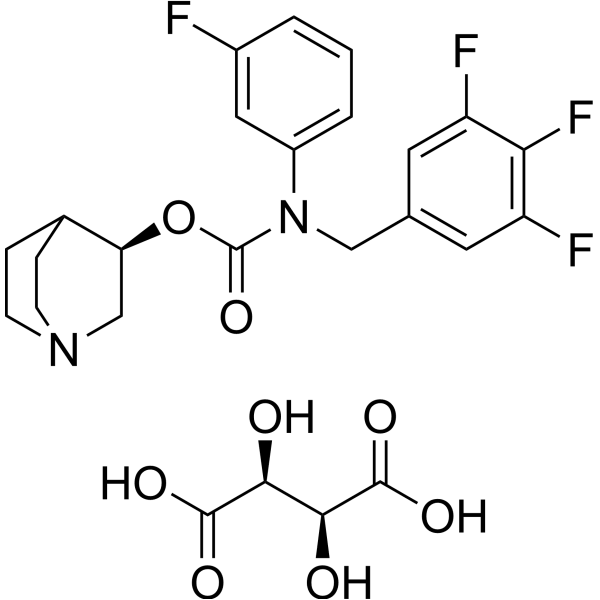 Tarafenacin D-tartrate Structure