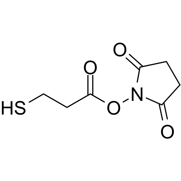 3-Mercaptopropionic acid NHS ester  Structure
