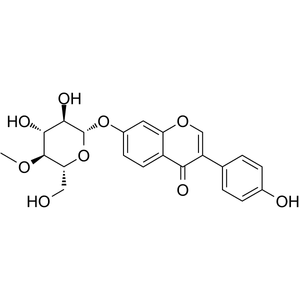 4''-methyloxy-Daidzin Structure