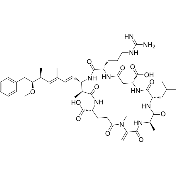 [D-Asp3]-Microcystin-LR Structure