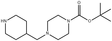 Tert-butyl 4-(piperidin-4-ylmethyl)piperazine-1-carboxylate Structure