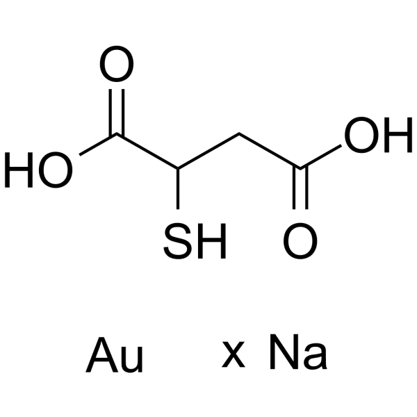 Aurothiomalate sodium Structure