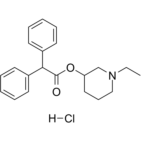Piperidolate hydrochloride Structure
