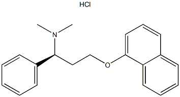 Dapoxetine hydrochloride Structure