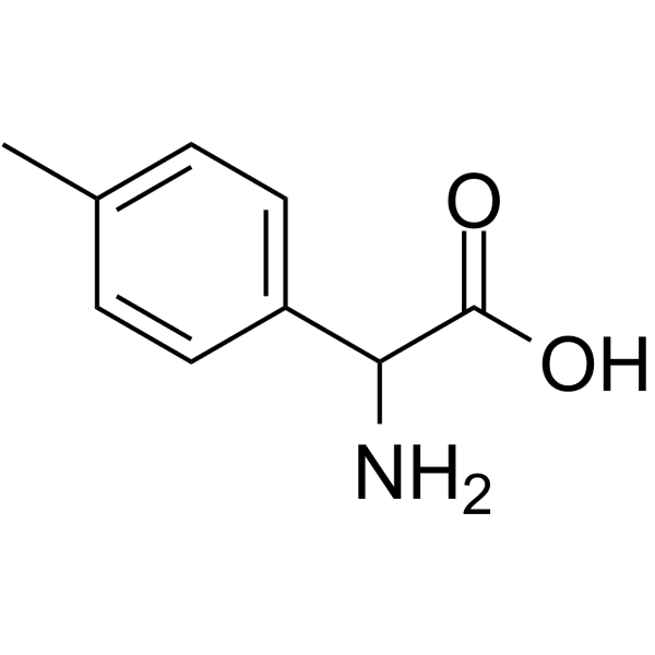 2-Amino-2-(p-tolyl)acetic acid Structure
