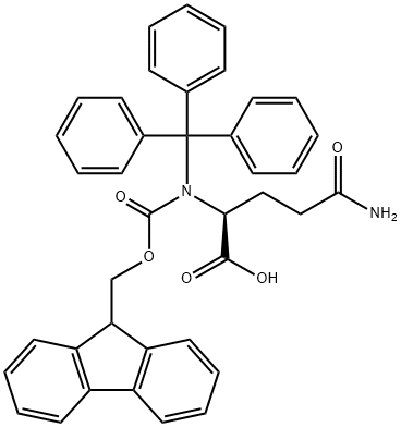 Fmoc-Gln(Trt)-OH Structure