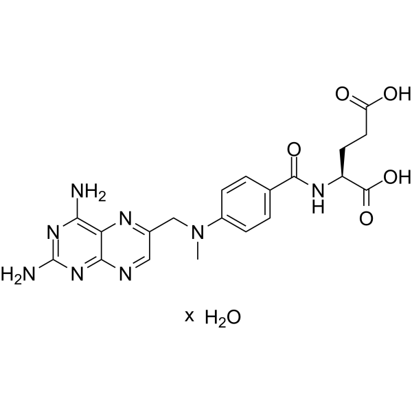 Methotrexate hydrate Structure