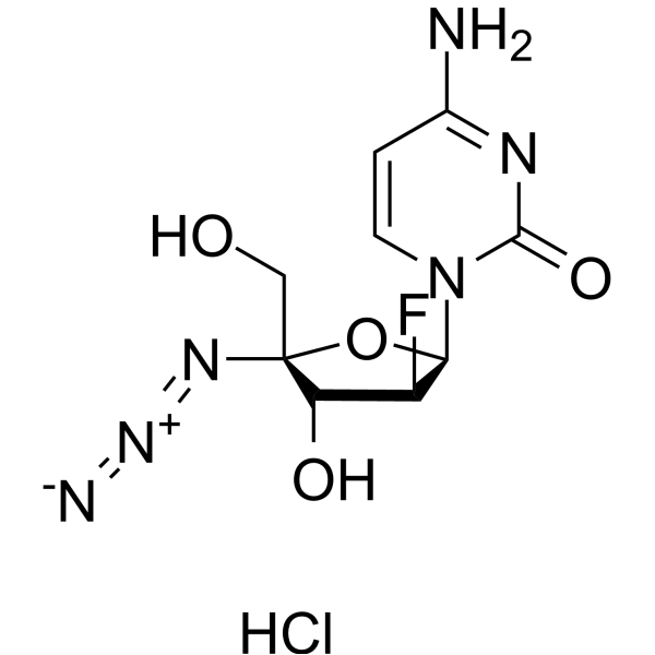 Azvudine hydrochloride Structure