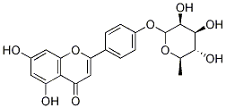 Apigenin 4'-O-rhamnoside Structure