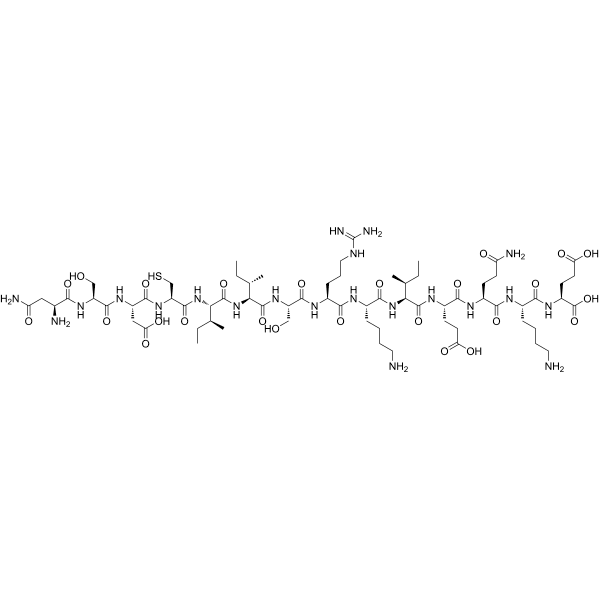 CBP501 Affinity Peptide Structure