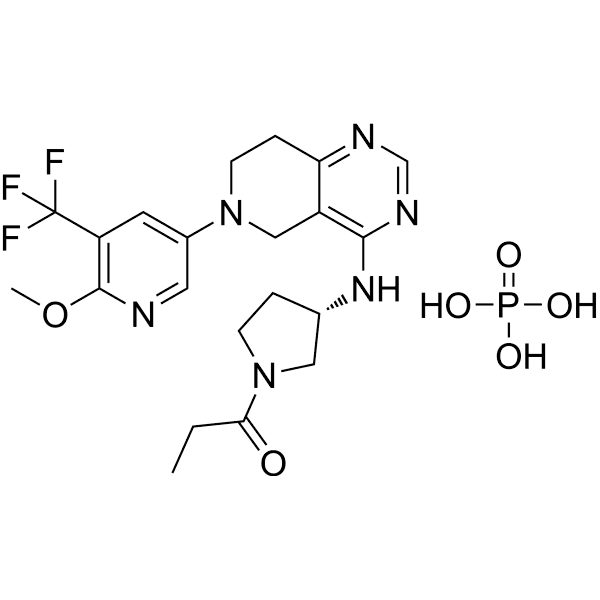 Leniolisib phosphate Structure