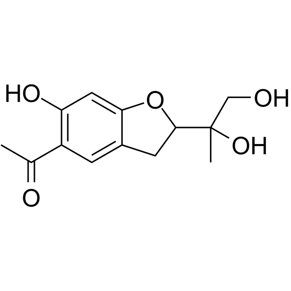 2,3-Dihydro-12,13-dihydroxyeuparin Structure