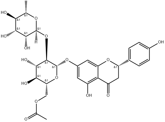 Naringin 6''-acetate Structure