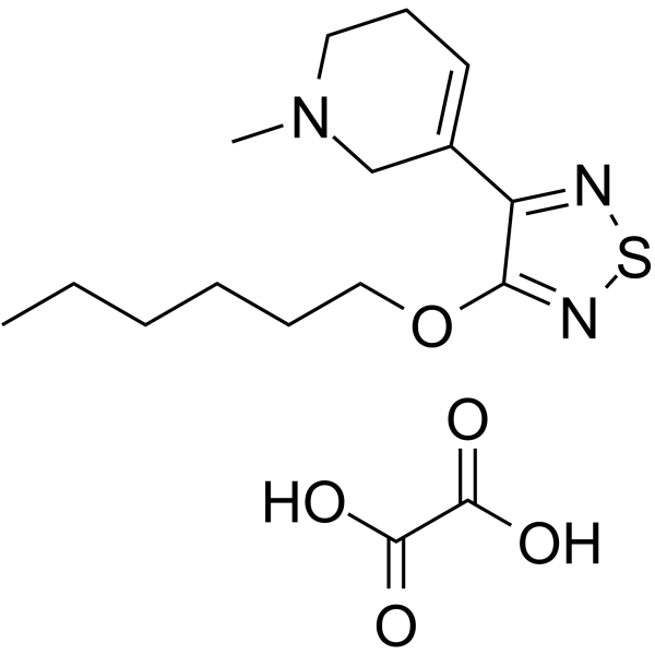 Xanomeline oxalate Structure