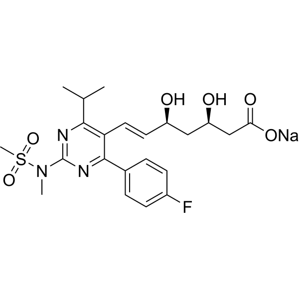 Rosuvastatin Sodium Structure