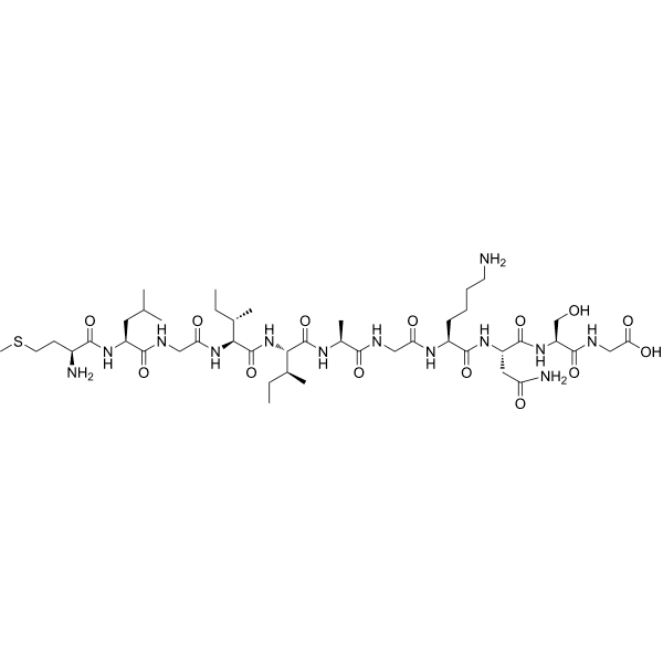 β-Amyloid (35-25) Structure