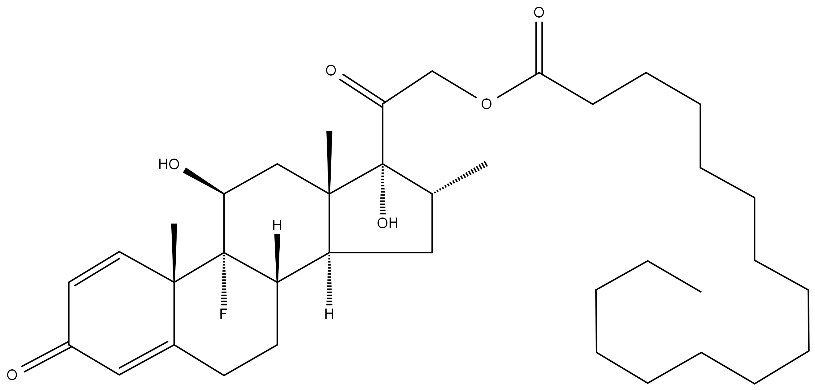 Dexamethasone palmitate Structure