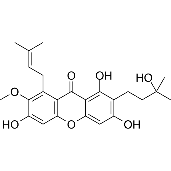 Cratoxylone Structure