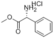 (S)-(+)-2-Phenylglycine methyl ester hydrochloride Structure