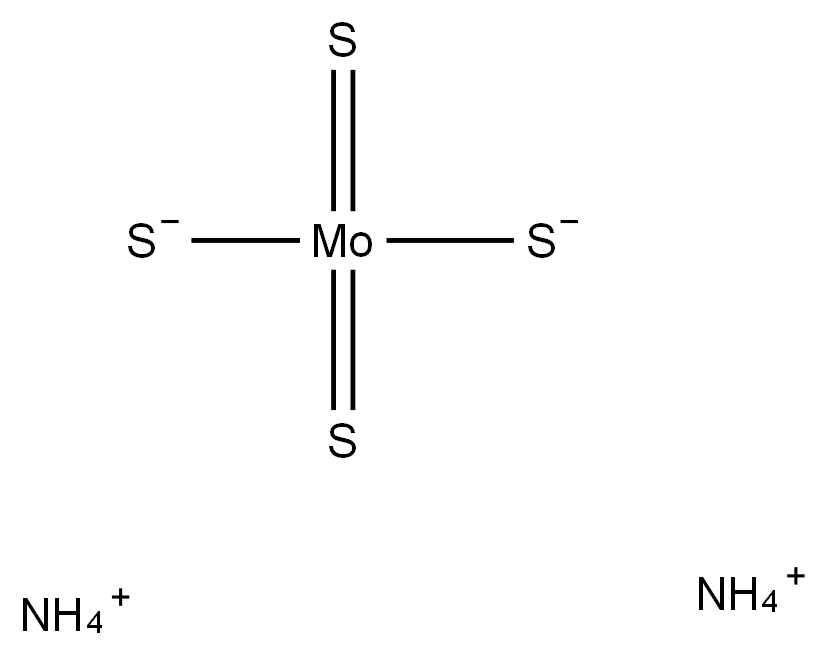 Ammonium tetrathiomolybdate Structure