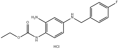 Retigabine 2HCl Structure