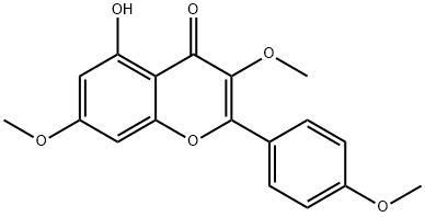 Kaempferol 3,7,4'-trimethyl ether Structure