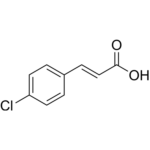 4-Chlorocinnamic acid Structure
