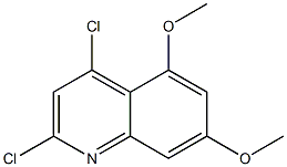 2,4-dichloro-5,7-dimethoxyquinoline Structure