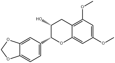 3-Hydroxy-5,7-dimethoxy-3',4'-
methylenedioxyflavan Structure
