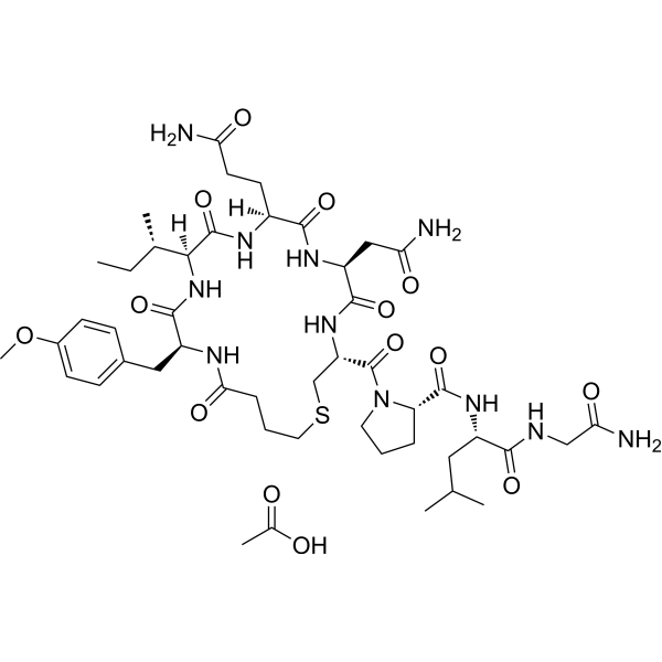 Carbetocin acetate Structure