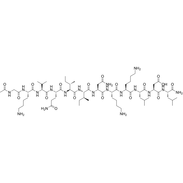 Acetyl-Tau Peptide (273-284) amide Structure