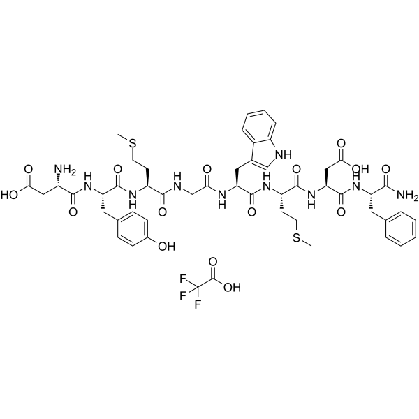 Cholecystokinin (26-33), CCK8 TFA Structure