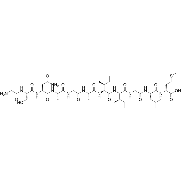 [Ala28]-β Amyloid(25-35) Structure