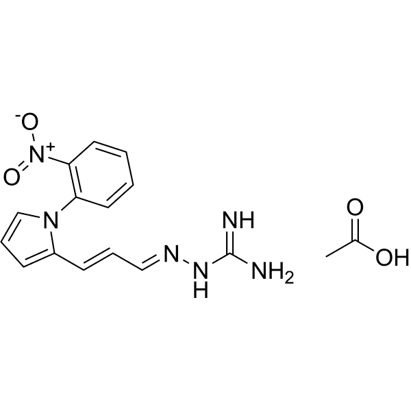 Resomelagon acetate Structure