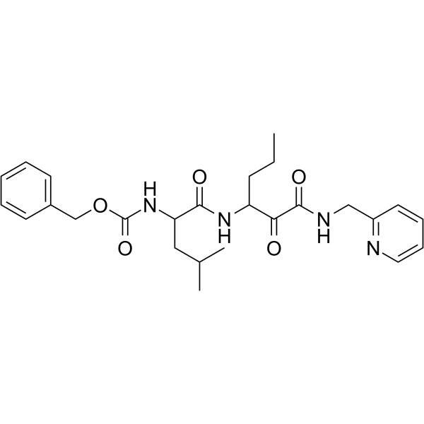 (Rac)-Calpain Inhibitor XII  Structure