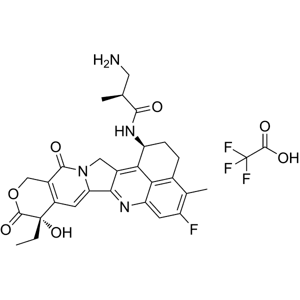 NH2-methylpropanamide-Exatecan TFA Structure