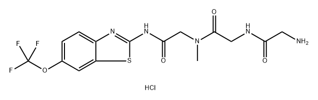 Troriluzole Hydrochloride Structure