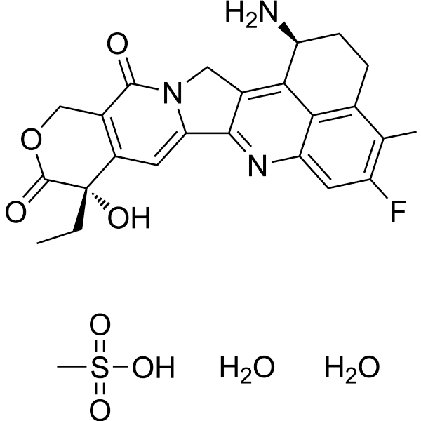 Exatecan mesylate dihydrate Structure