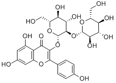 Kaempferol 3-O-sophoroside Structure