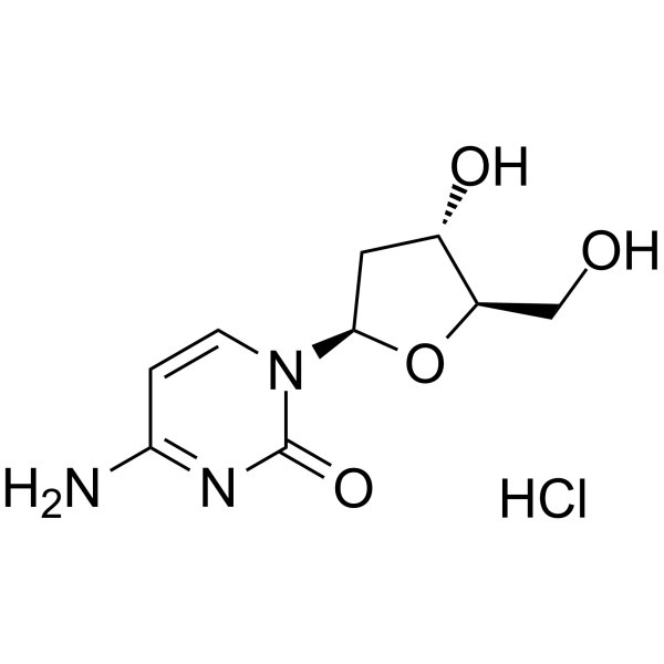 2'-Deoxycytidine hydrochloride Structure