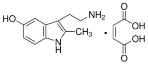2-Methylserotonin maleate Structure