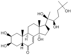 20-Hydroxyecdysone Structure