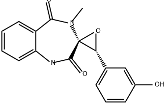 (-)-Cyclopenol Structure